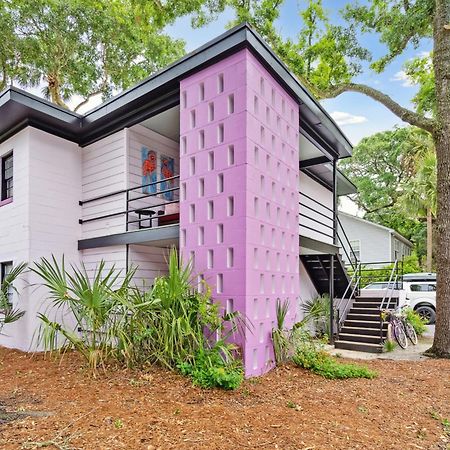 Ferienwohnung Folly Vacation Great Location, Vintage And Fun 120 Unit A Folly Beach Exterior foto