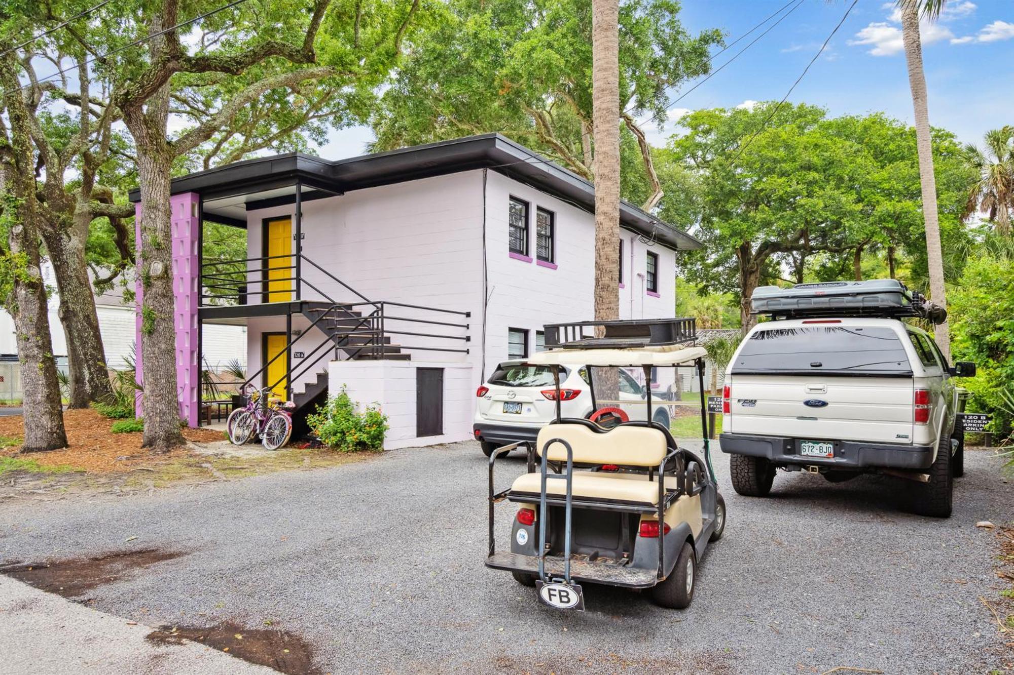 Ferienwohnung Folly Vacation Great Location, Vintage And Fun 120 Unit A Folly Beach Exterior foto