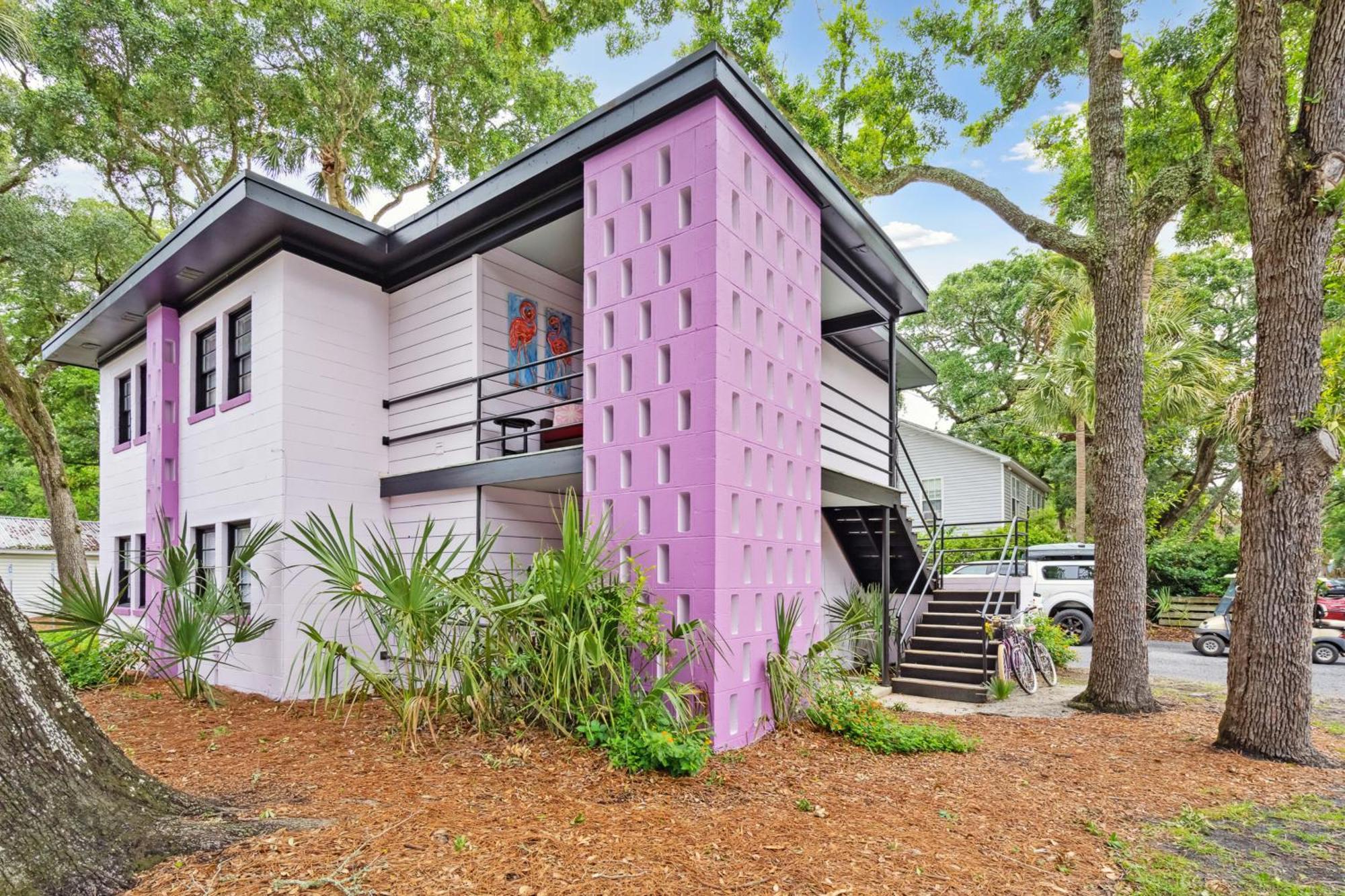 Ferienwohnung Folly Vacation Great Location, Vintage And Fun 120 Unit A Folly Beach Exterior foto